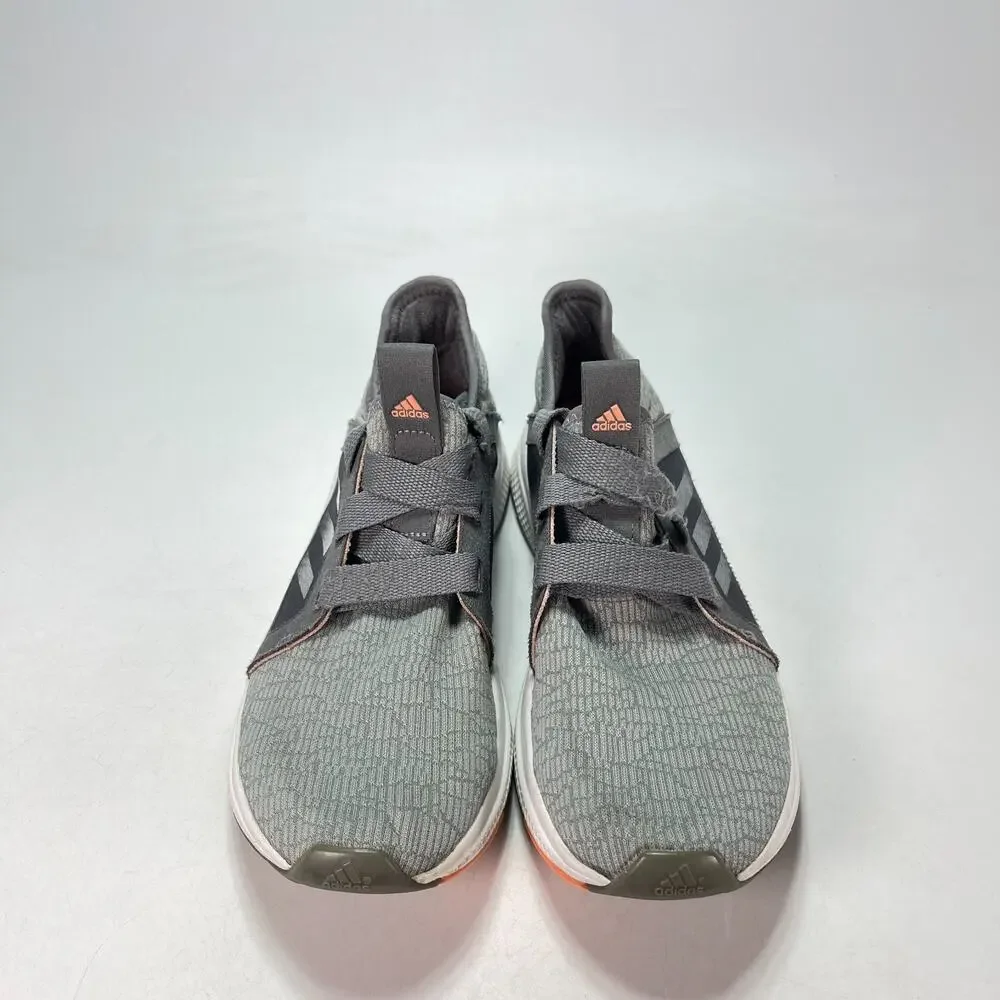 adidas Edge Lux Grey Crystal White Low Top Running Shoes BW1171 Women's Size 7.5